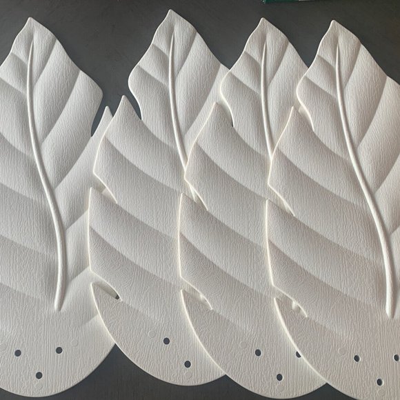 Set of 5 Unique Palm Leaf Ceiling Fan Blades - Picture 1 of 5